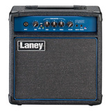 Amplificador Laney Richter Bass Rb1 Para Bajo De 15w Color Gris/azul 100v - 120v