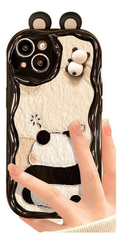 K Funda Protectora Para Teléfono Panda Stereoscopic Doll2023