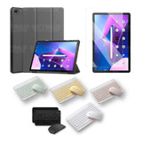 Vidrio Forro Tapa+ Teclado Para Lenovo Tab M10 Plus Tb125fu