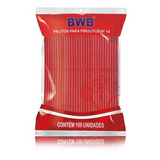 500 Palito Para Pirulito  Vermelho  Bwb 14 Cm Médio 