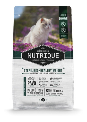Nutrique Gato Castrado Healthy Weight Sterilized Bolsa 7,5kg