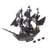 Piratas, Barcos, Rompecabezas De Modelos 3d, Bloques De Cons
