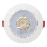 Spot De Embutir Redondo Led 7w Biv 6500k Luz Branca Opus