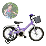 Bicicleta Bike Infantil Criança Feminina Aro 16 Bliss- Athor