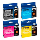 Combo Epson 296 Negro + 3 Colores Original Xp231 Xp431