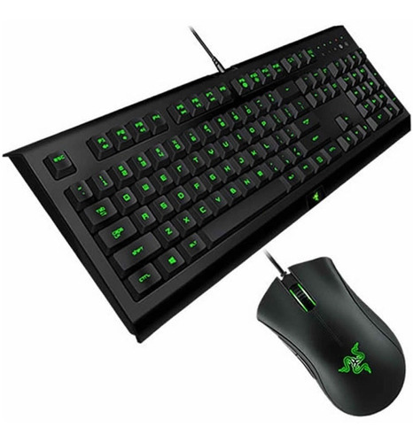 Combo Razer Mouse Deathadder + Teclado Gamer Cynosa Pro