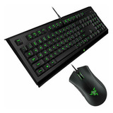 Combo Razer Mouse Deathadder + Teclado Gamer Cynosa Pro