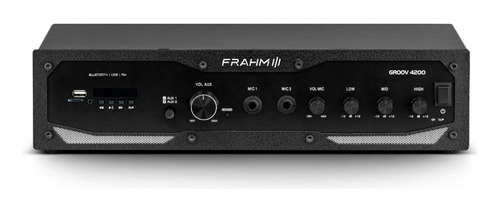 Amplificador Receiver Profissional 400w Bluetooth Frahm