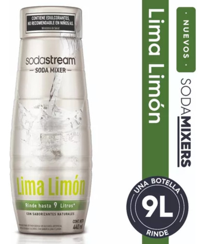 Sodastream Soda Mixer Lima Limon Saborizante Gaseosa Bebidas