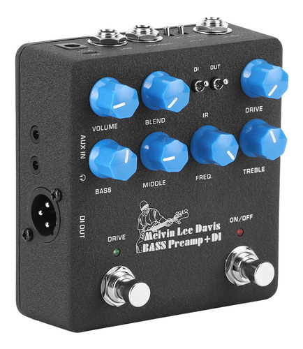 Preamplificador De Bajo Eléctrico Di Effect Pedal Nux Nbp5 Y