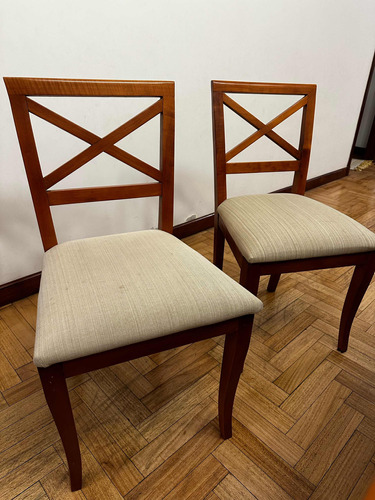 Sillas Comedor En Madera Tapizadas