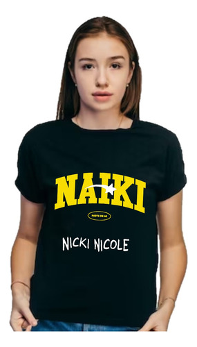 Nicki Nicole - Remera Manga Corta Unisex - Music_07