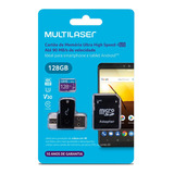 Cartão De Memoria 128gb Classe 10 Micro Sd Multilaser Mc153