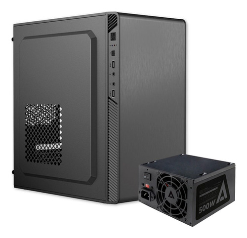 Gabinete Acteck Performance Ii Gi215 M-atx 500w Metal Negro