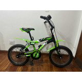 Bicicleta Para Niños Raleigh Kids Mxr Rodado 16 Color Verde