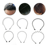 Unisex Diademas De Metal Resorte Horquilla 6 Piezas 