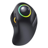 Mouse Ergonomico Con Trackball Gris Proto Arc Em03 | Aro Rgb