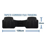 Tapete Trasero Corrido Negro Vw Jetta Clásico 2012