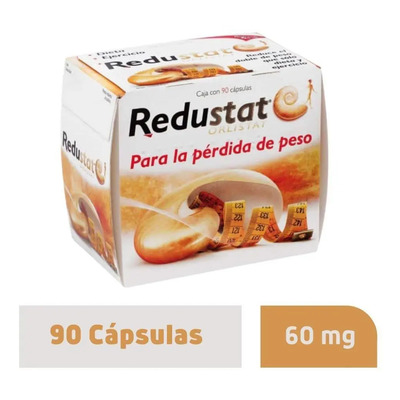 Redustat Orlistat 60 mg 90 Cápsulas Pérdida de Peso Suplemento Nutricional | Envío gratis