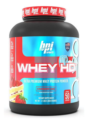 Proteina Bpi Sports Whey Hd 4.2 Lb 50srv