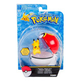 Pokemon Picachu Pokebola Clip Para Cinturon Tomy A Elegir