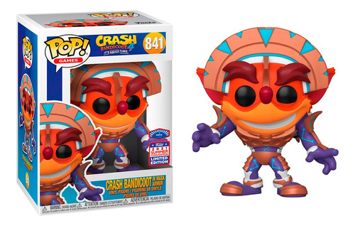 Funko Crash Bandicoot In Mask Armor Walmart 2021 Convention 