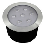 Balizador Spot Led Embutir Chão Piso Jardim 7w Ip65 Quente