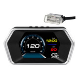 Monitor Hud Obd2 Indicador Temperatura Rpm Voltaje Velocidad