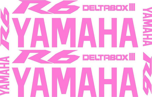 Stickers Calcomanias Para Yamaha R6 Colores Flourescentes