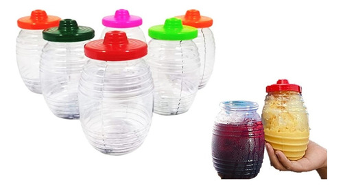 Vaso Vitrolero Mini P Bebidas Dulces Semillas 50 Pzs 500 Ml