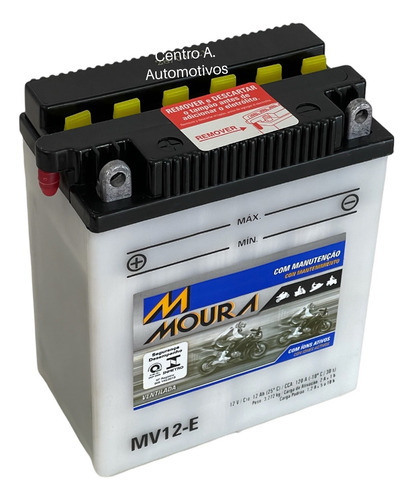 Bateria De Moto Cb400 Cb450 Cbr450 Mv12-e / Yb12a-a