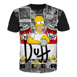  Camiseta Simpsons Homero Adulto Premium Exclusivas