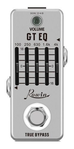 Pedal Ecualizador De Guitarra Rowin Lef-317a, Ecualizador Pa