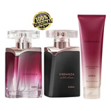 Perfume Vibranza + Vibranza Addiction + Crema Ésika