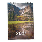 Calendario De Pared Para Colgar Paisajes 20x30 Anillado 