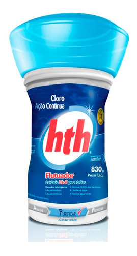 Clorador Flutuante Para Piscina Ação Continua Hth 830g