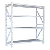 Estante Rack Metalico 400k 150x50x200cm Blanco