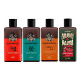 4x Shampoo Barba Negra Calico Coffee E Guaraná Don Alcides