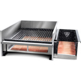 Parrilla Cook & Food A Leña 60 Cm Acero Inoxidable - Tst