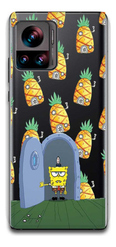 Funda Bob Esponja 3 Transparente Para Motorola Todos