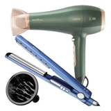 Secador De Cabelo Britânia 2000w C/ Difusor Prancha Titanium