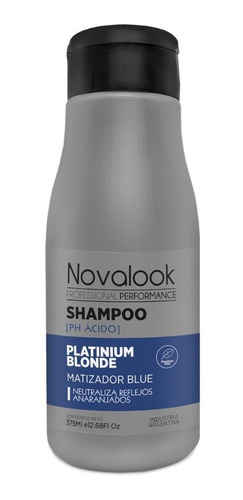 Shampoo Matizador Blue X375ml. Novalook.