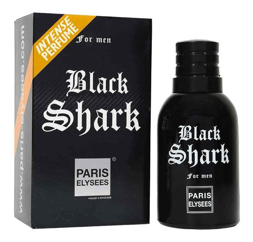 Kit Com 20 Black Shark  Paris Elysees Masc. 100 Ml-lacrado