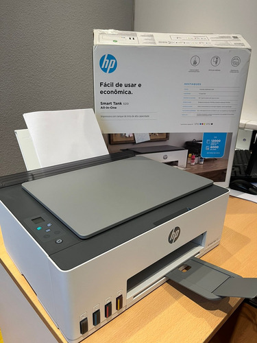 Impresora Multifunción Hp Smart Tank 520 Con Tintas Colocada