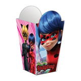 6pz Cajita Fantasía Palomera Fiesta Miraculous Ladybug 0mir0