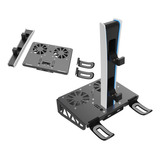 Soporte De Base De Carga Con Doble Controlador Para Ps5 Slim