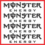 Calco Vinilo Sticker Monster Energy Moto Auto Camioneta X4u.