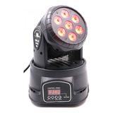 Mini Moving Head Wash Com 7 Leds De 12w Rgbw Quadriled Dmx