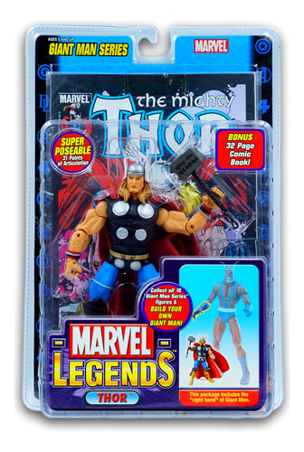 Toy Biz Marvel Legends Giant Man Series The Mighty Thor