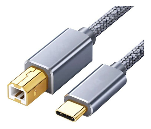 Cable Usb Tipo C A Usb 2.0 Tipo B Midi Audio Impresoras